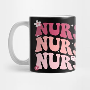 Groovy Nurse Shirt Women for Future Nurse, Nursing School, and Appreciation Nursing Mug